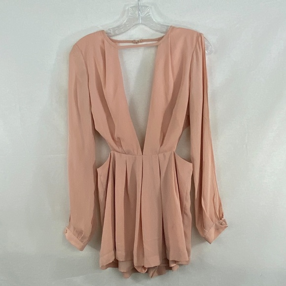 Heartbeeps Pants - Heartbeeps Peachy Low Cut Romper - S